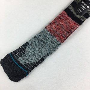 Stance Performance Crew Socks Alder Hike Infiknit Wool Nylon men M or L new